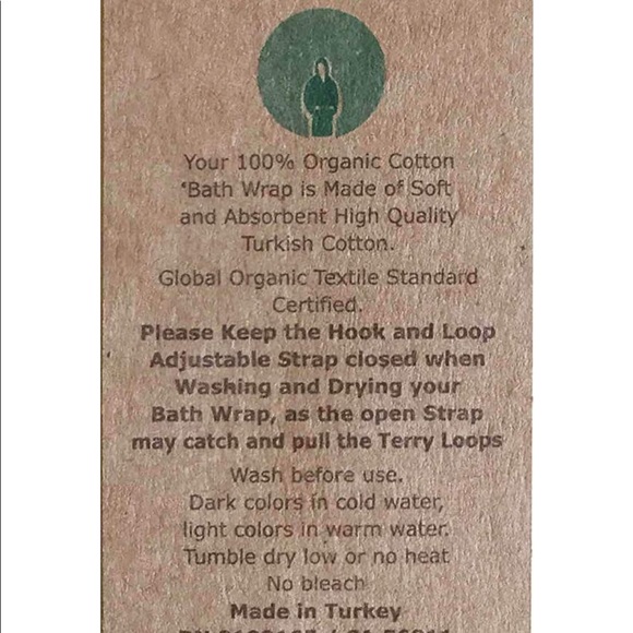 NWT Organic Turkish Wrap Towel - Picture 4 of 5
